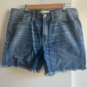 Madewell denim shorts size 31